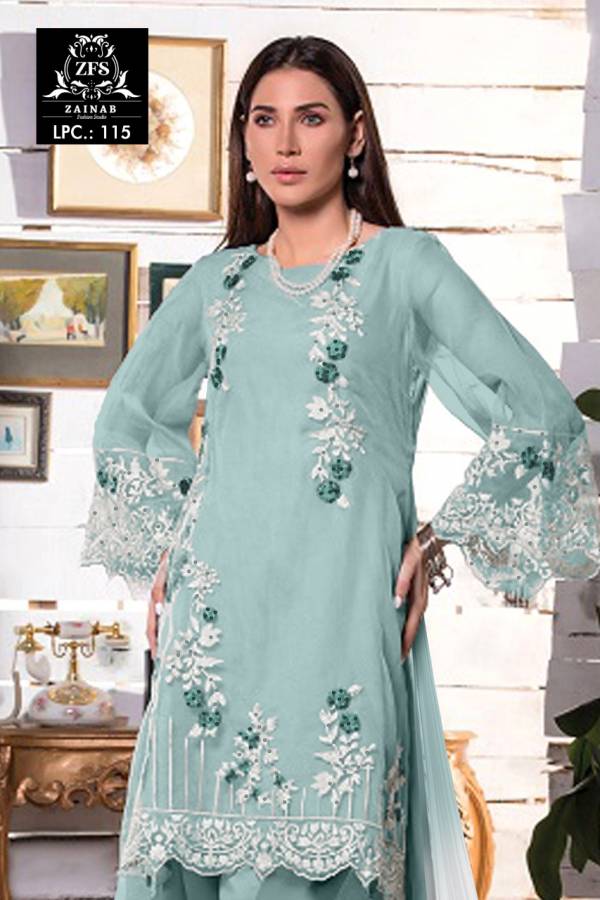 Zainab Fashion Studio Ipc 115 Fancy Festive Wear Designer Ready Made Collection